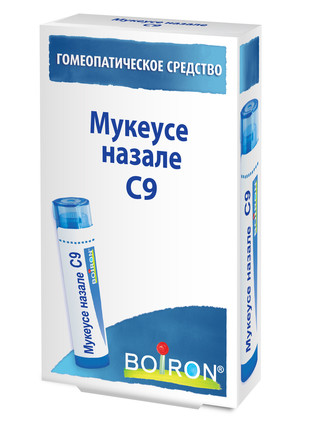 Мукеусе назале C9, гранулы гомеопатические, 4 г, 1 шт. фото