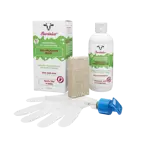 Лошадиная сила Буренка набор профессиональный для педикюра, набор, 1 шт, лосьон-кератолитик + пемза + 6 перчаток + дозатор фото 2