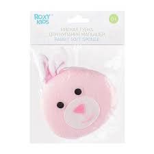 Roxy-kids Губка для купания махровая Зайка, губка, 1 шт. фото