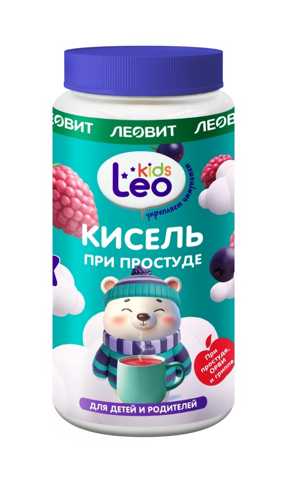 Леовит Leo Kids Кисель при простуде, порошок, 250 г, 1 шт. фото