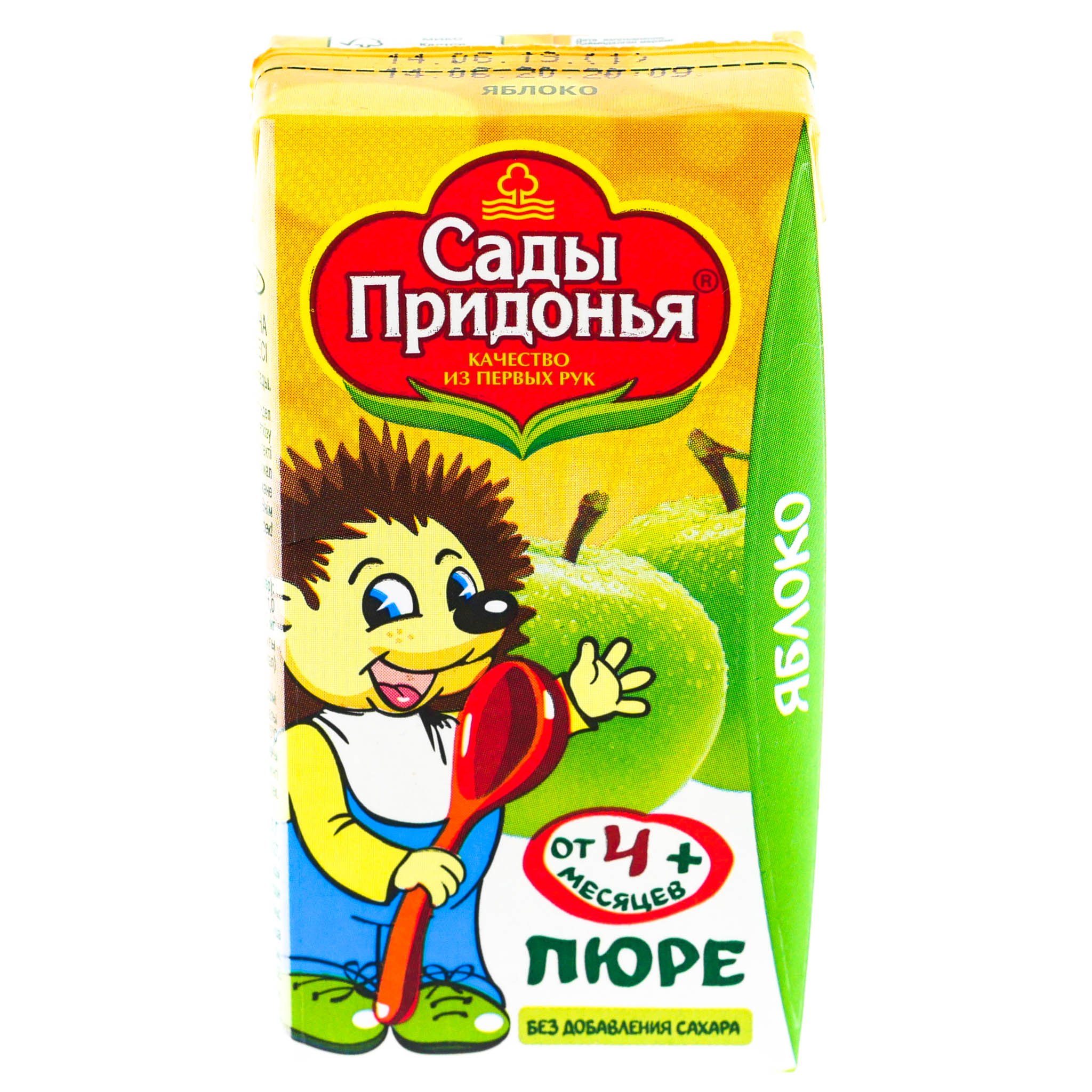 Сады Придонья пюре, пюре, 125 г, 1 шт, яблоко фото