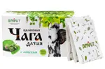 Целебная чага Алтая, фиточай, 2 г, 20 шт, с лопухом фото