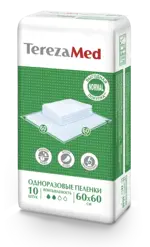 TerezaMed Normal (2 капли) пеленки одноразовые, 60 см x 60 см, 10 шт. фото