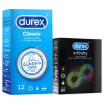 Durex Набор, 1 шт, Classic 12 шт + Infinity 3 шт с анестетиком фото