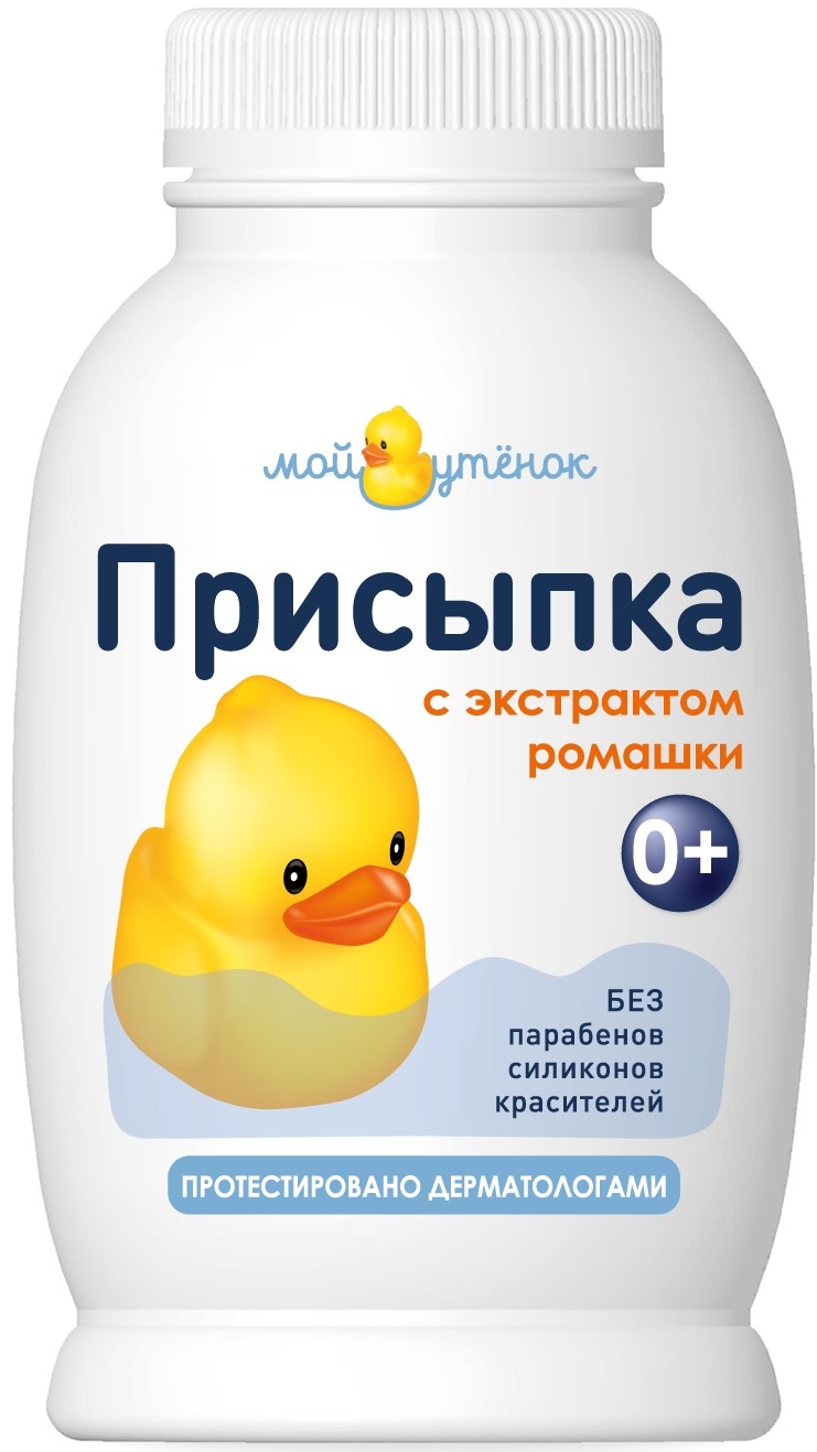 Мой утенок, присыпка детская, 50 г, 1 шт, с экстрактом ромашки фото