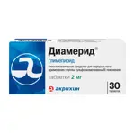 Диамерид, 2 мг, таблетки, 30 шт. фото