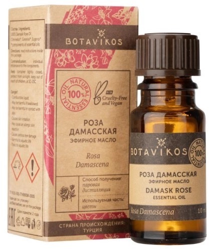 Botavikos Роза Дамасская эфирное масло, масло эфирное, 10 мл, 1 шт. фото