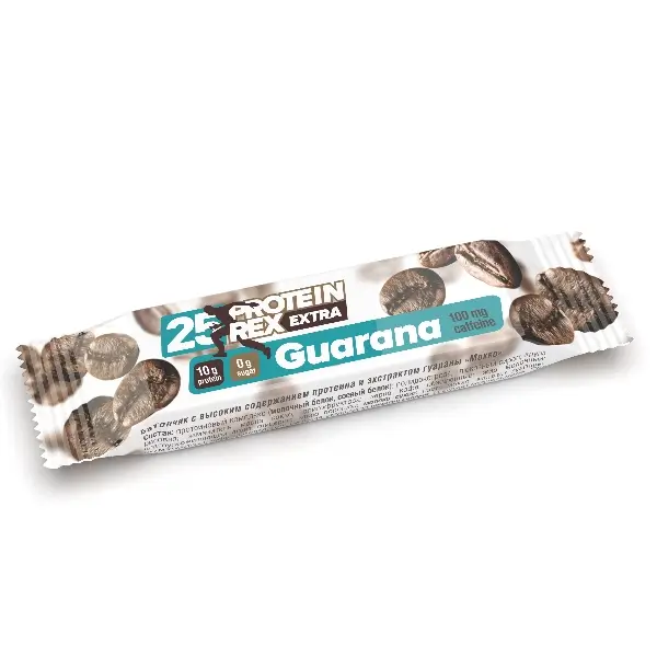 ProteinRex Батончик с высоким содержанием протеина, 40 г, 1 шт, гуарана + мокко фото