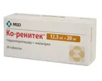 Ко-ренитек, 12.5 мг + 20 мг, таблетки, 28 шт. фото