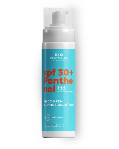 Fito косметик bio cosmetolog professional мусс-крем солнцезащитный, крем солнцезащитный, 150 мл, 1 шт, SPF 30+ фото