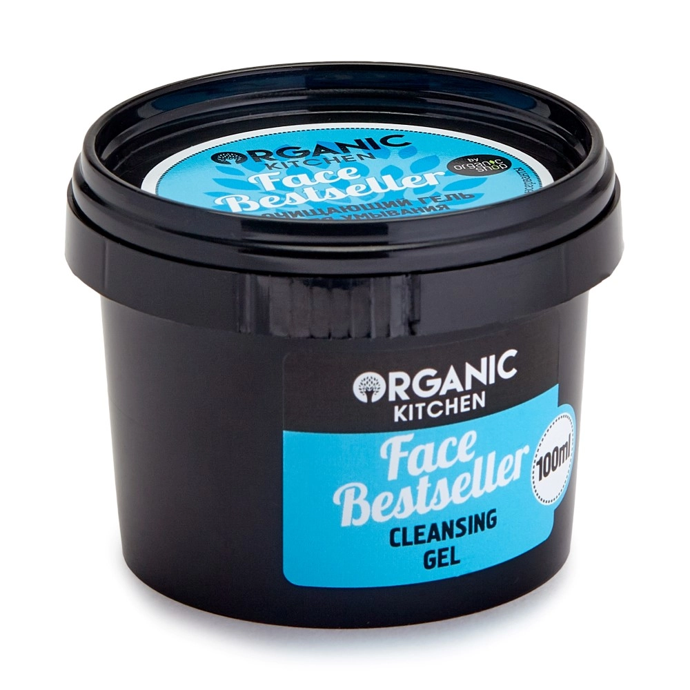 Organic shop kitchen гель для умывания очищающий face bestseller, гель, 100 мл, 1 шт. фото