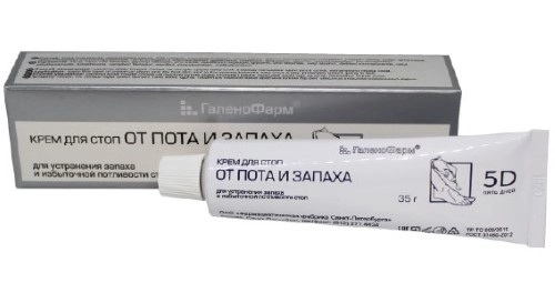 5D Пять дней крем для стоп от пота и запаха, крем для ног, 35 г, 1 шт. фото