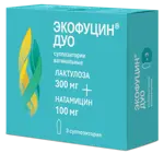 Экофуцин Дуо, 300 мг + 100 мг, суппозитории вагинальные, 3 шт. фото 
