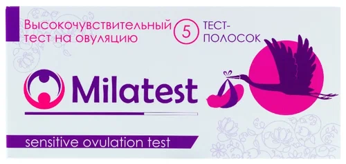 MilaTest Тест на овуляцию, тест-полоска, 5 шт. фото