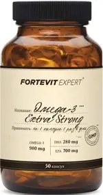 Фортевит Эксперт Омега-3 Экстра Стронг, 980 мг, капсулы, 50 шт. фото