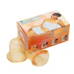 Банки полимерные пневматические массажные БППМ-01, 2 шт, овальные фото