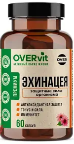 OVERvit Эхинацея, капсулы, 60 шт. фото