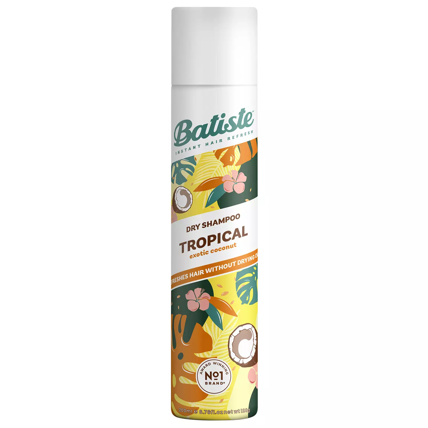Batiste Tropical Шампунь сухой, спрей, 200 мл, 1 шт, с ароматом фруктов фото