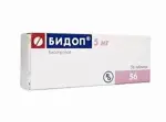 Бидоп, 5 мг, таблетки, 56 шт. фото