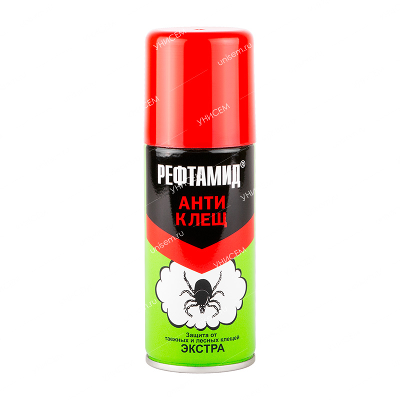 Рефтамид Антиклещ Экстра, аэрозоль для наружного применения, 100 мл, 1 шт. фото