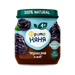 Фрутоняня детское пюре, пюре, 100 г, 1 шт, чернослив фото