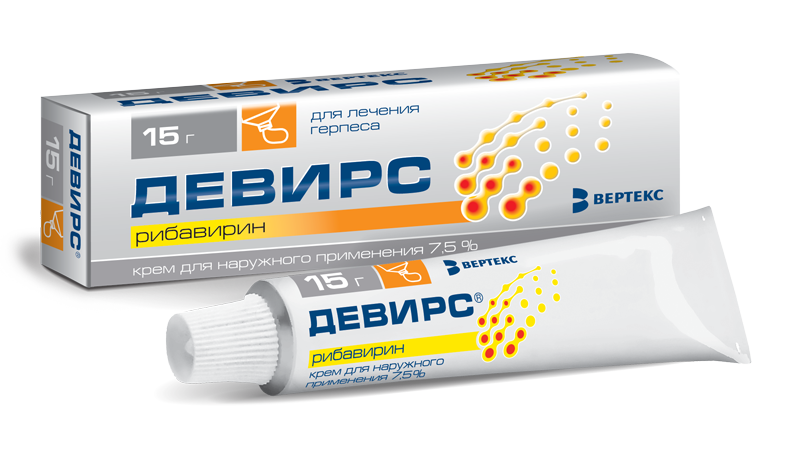 Девирс, 7.5%, крем для наружного применения, 15 г, 1 шт. фото