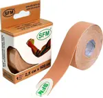SFM-Plaster кинезио-тейп лента, 2.5 см х 500 см, 1 шт, бежевого цвета фото