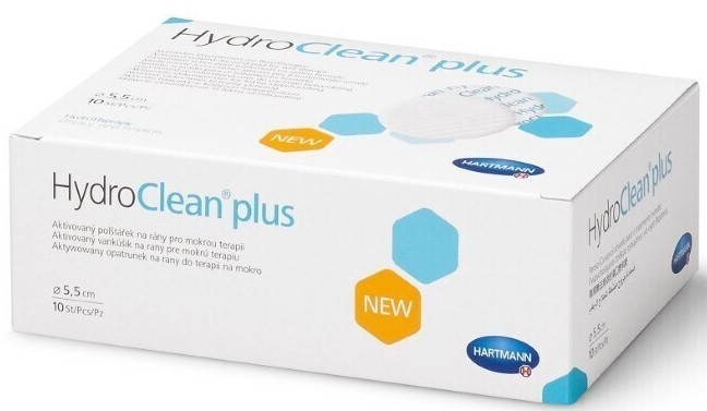 Hydroclean Plus Повязка гидроактивная для заживления ран во влажной среде, 5.5 см, повязка стерильная, 10 шт, круглая фото