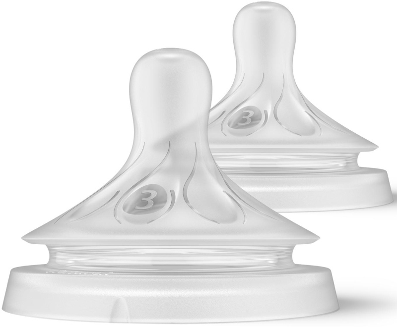 AVENT Natural Response соска силиконовая средний поток, 2 шт, 1+ мес, арт. SCY963/02 фото