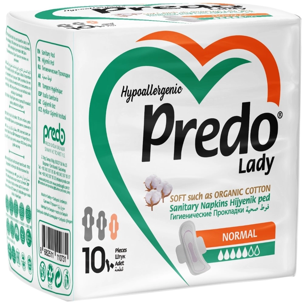 Predo Lady normal Прокладки гигиенические, прокладки гигиенические, 10 шт. фото