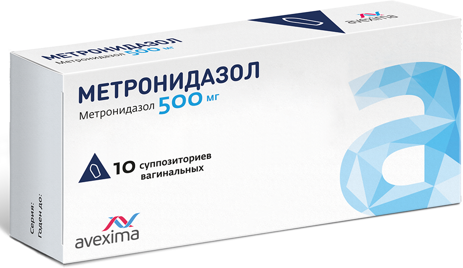 Метронидазол, 500 мг, суппозитории вагинальные, 10 шт. фото
