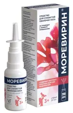 Моревирин средство для слизистой оболочки носа, спрей для носа, 20мл, 1 шт. фото 2