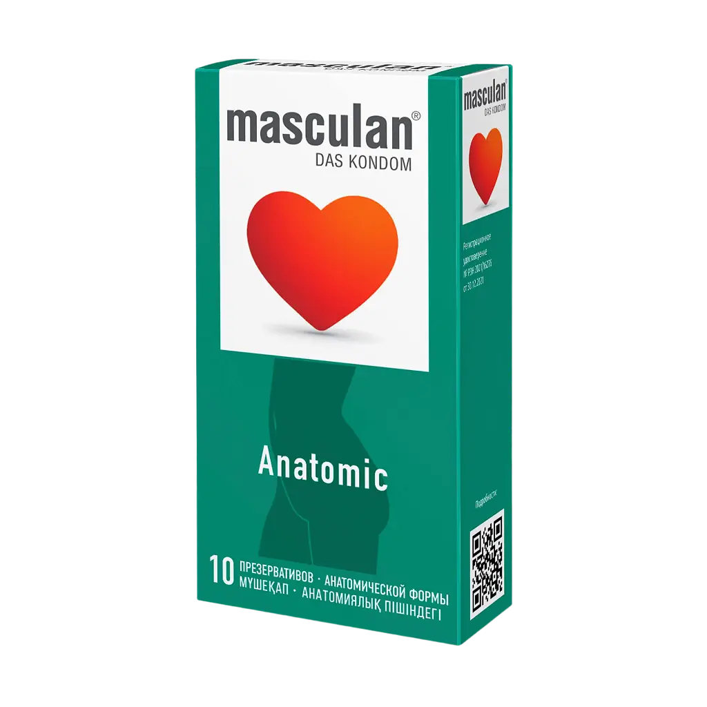 Masculan Anatomic, презервативы, 10 шт. фото