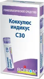 Коккулюс индикус С30, гранулы гомеопатические, 4 г, 1 шт. фото