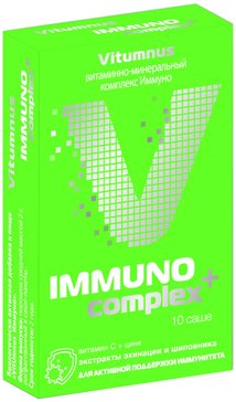 Vitumnus Immuno Комплекс для иммунитета, порошок для приема внутрь, 2 г, 10 шт. фото