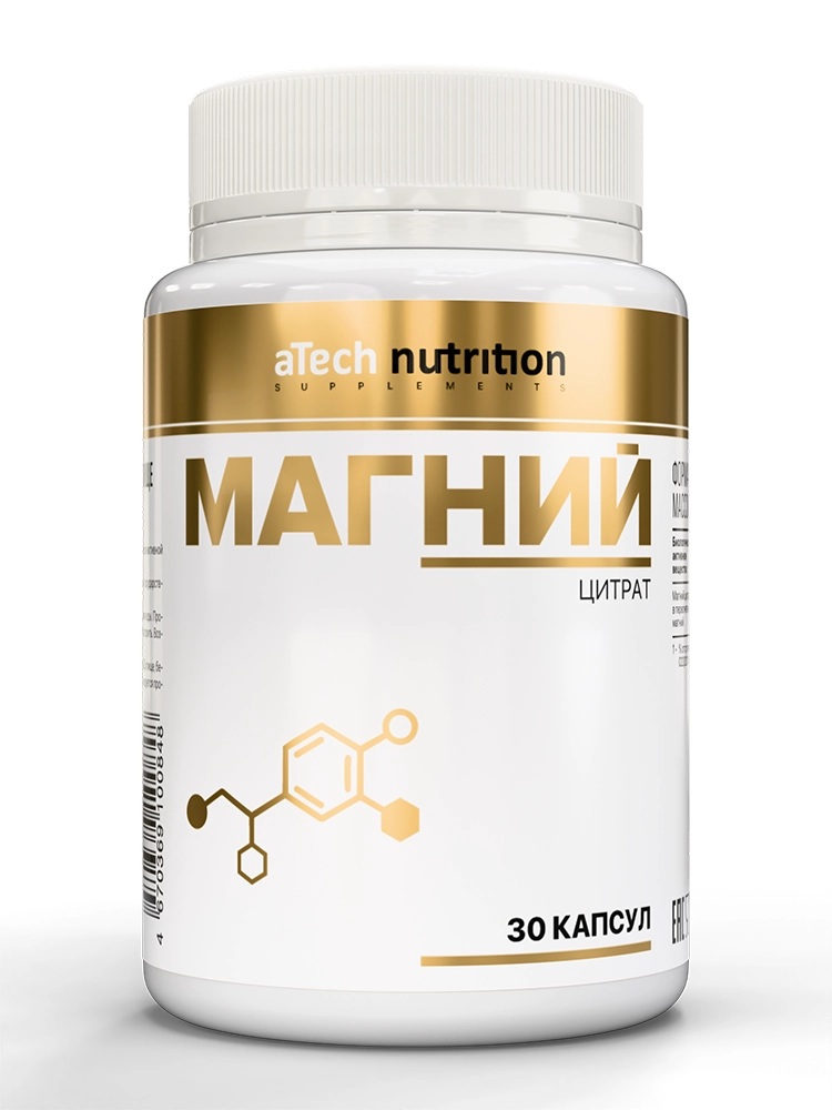 Atech nutrition Магний цитрат, капсулы, 30 шт. фото