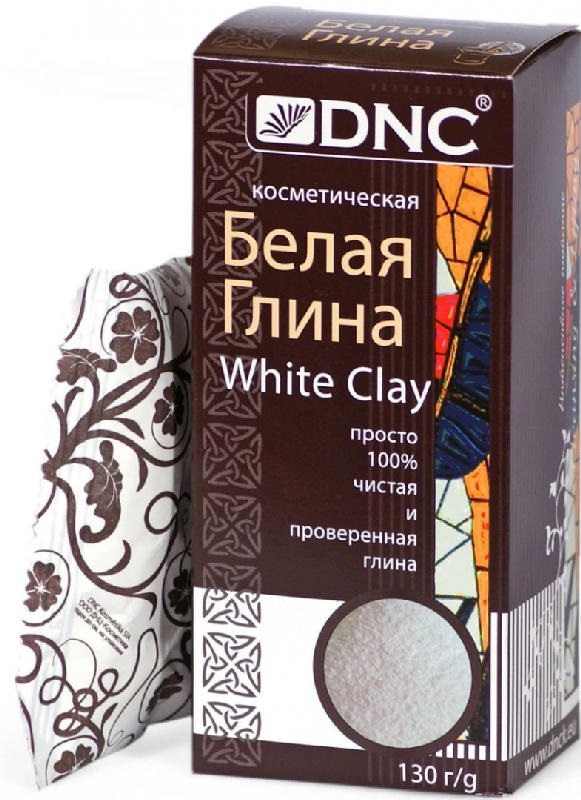 DNC Глина косметическая белая, глина косметическая, 130 г, 1 шт. фото