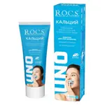 ROCS Uno Зубная паста Кальций, паста зубная, 74 г, 1 шт, без фтора фото