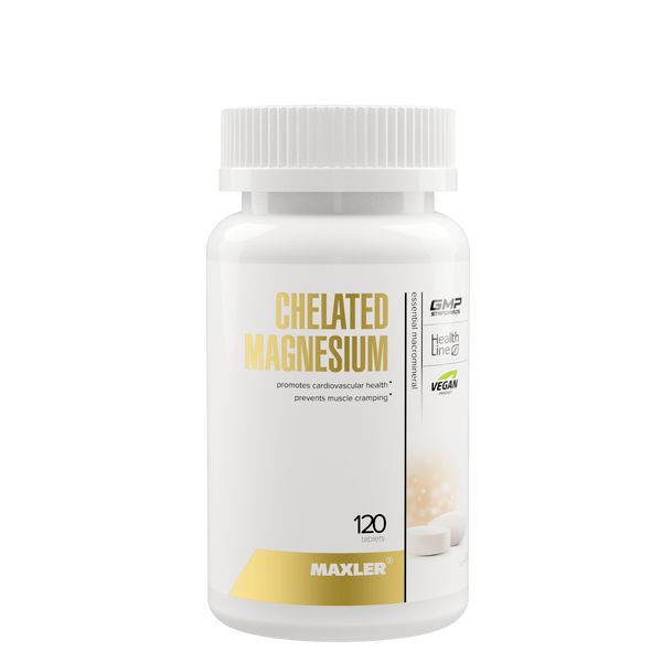 Maxler Хелатный магний, таблетки, 120 шт. фото