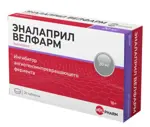 Эналаприл Велфарм, 20 мг, таблетки, 20 шт. фото 