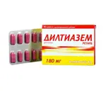 Дилтиазем ретард, 180 мг, капсулы, 30 шт. фото 