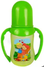 Бусинка Бутылочка с талией и ручками, 125 мл, 1 шт, цвет в ассортименте, арт. 1915 фото