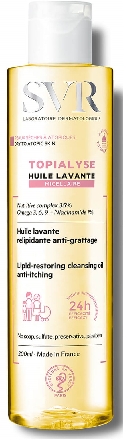 SVR Topialyse, масло для душа, 200 мл, 1 шт, для лица и тела фото