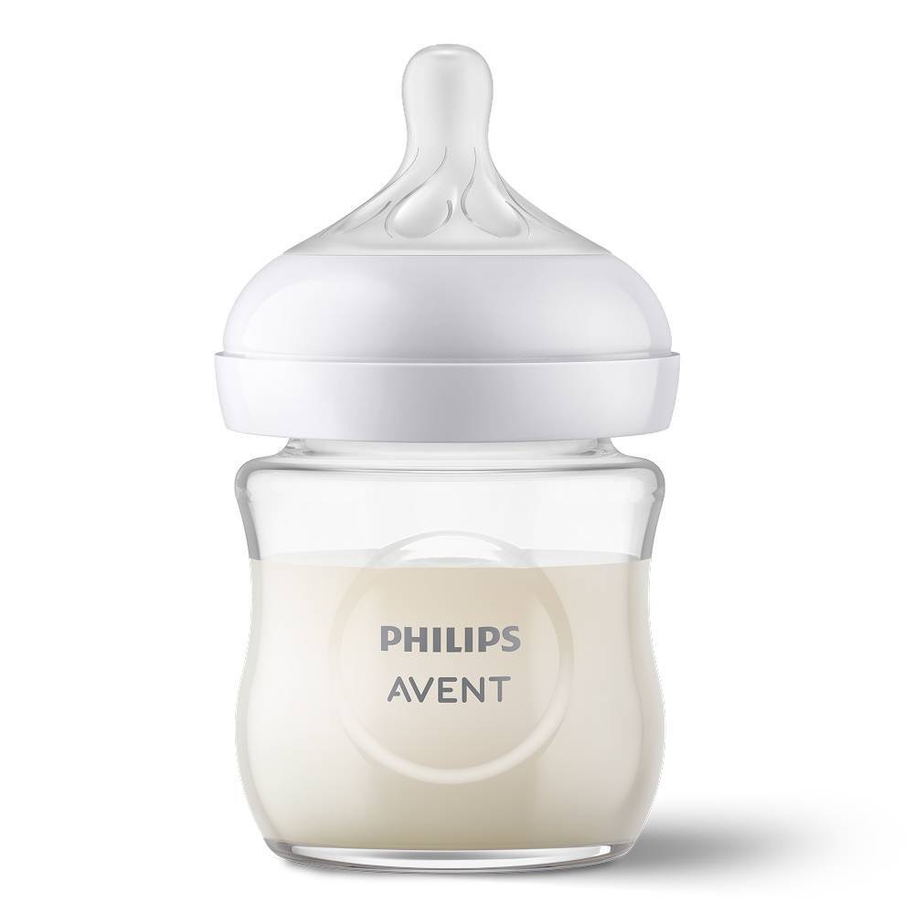 Avent Natural Response Бутылочка для кормления стеклянная, 120 мл, 1 шт, SCY930/01 фото