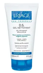 Uriage D.S. очищающий гель, гель косметический, 150 мл, 1 шт. фото