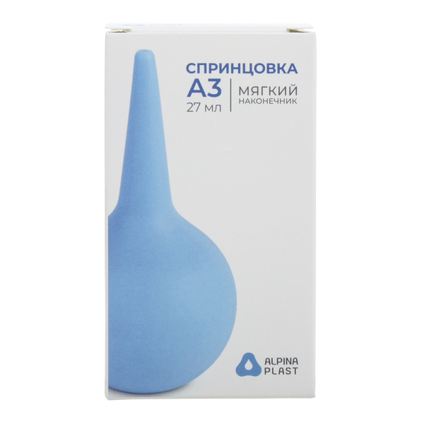 Viva спринцовка ПВХ А3, 1 шт, с мягким наконечником фото