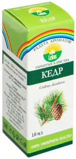 Масло эфирное Кедр, масло эфирное, 10 мл, 1 шт. фото