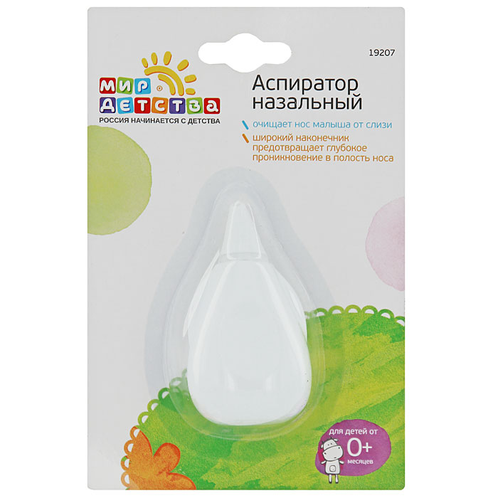 Мир Детства Аспиратор назальный 0+, 1 шт, арт. 19207 фото