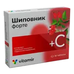 Шиповник форте, 580 мг, таблетки, 30 шт. фото 