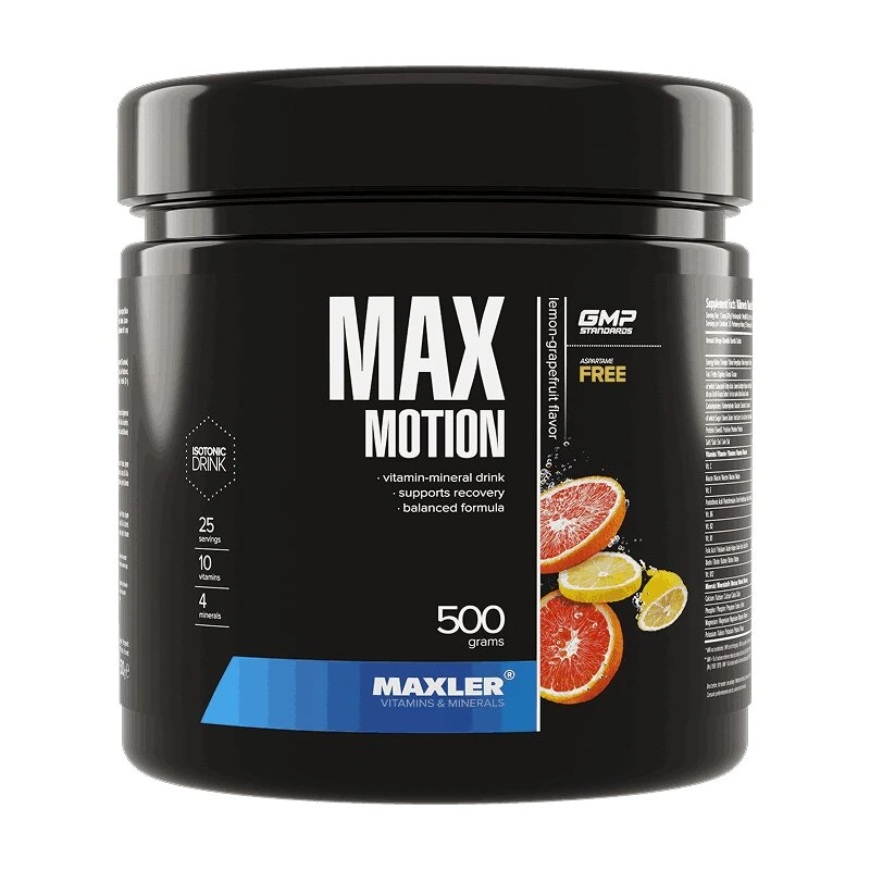 Maxler Max Motion Изотоник, порошок, 500 г, 1 шт, лимон + грейпфрут фото